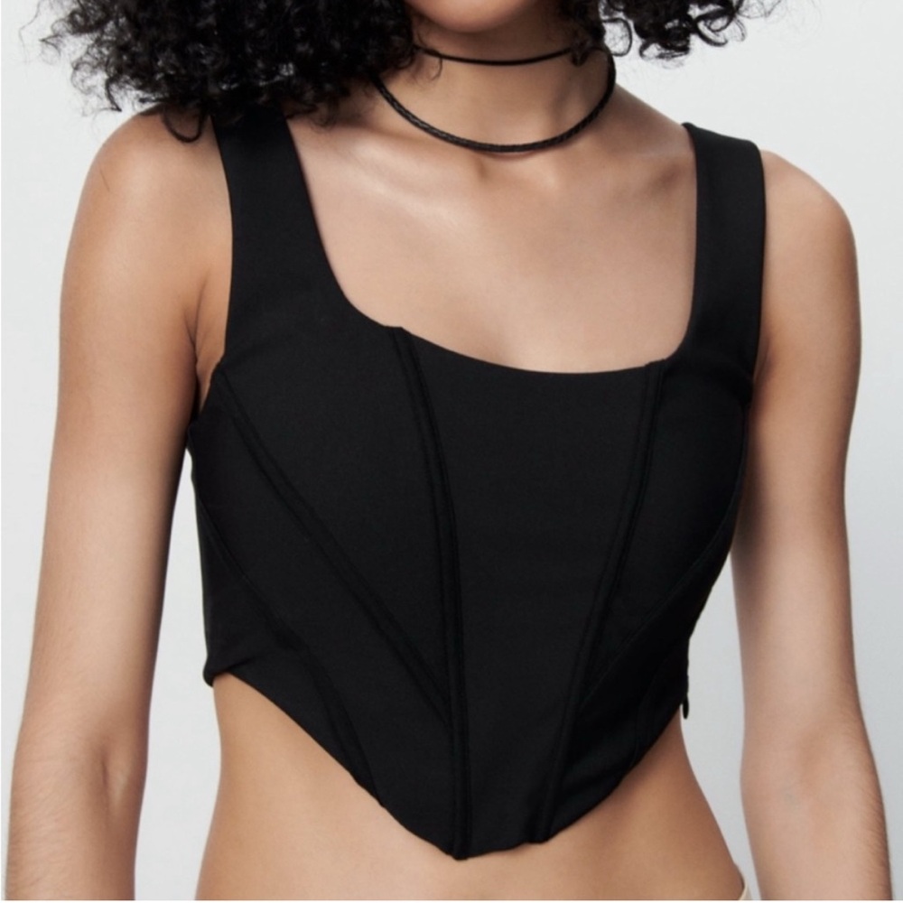 NWOT Zara Bustier Top